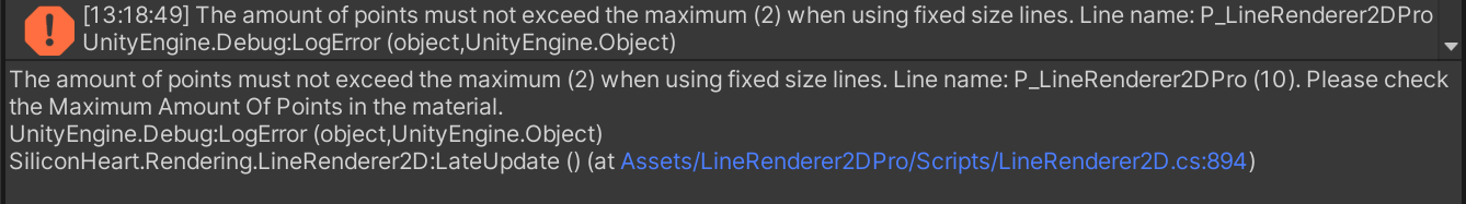 Maximum Points Error